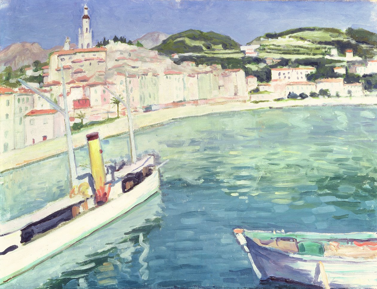Port w Mentonie autorstwa Albert Marquet