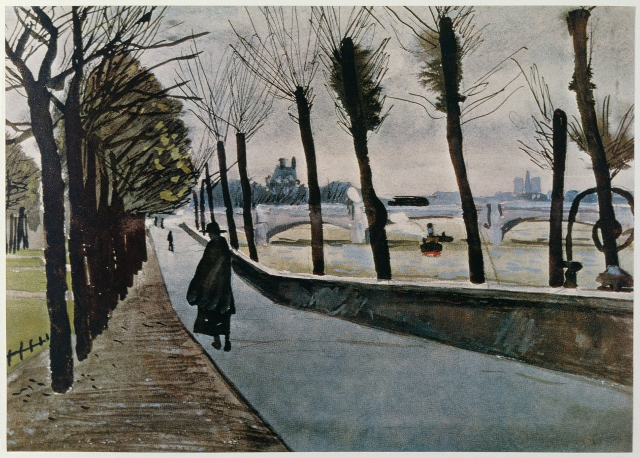 Quai du Louvre, Paryż autorstwa Albert Marquet