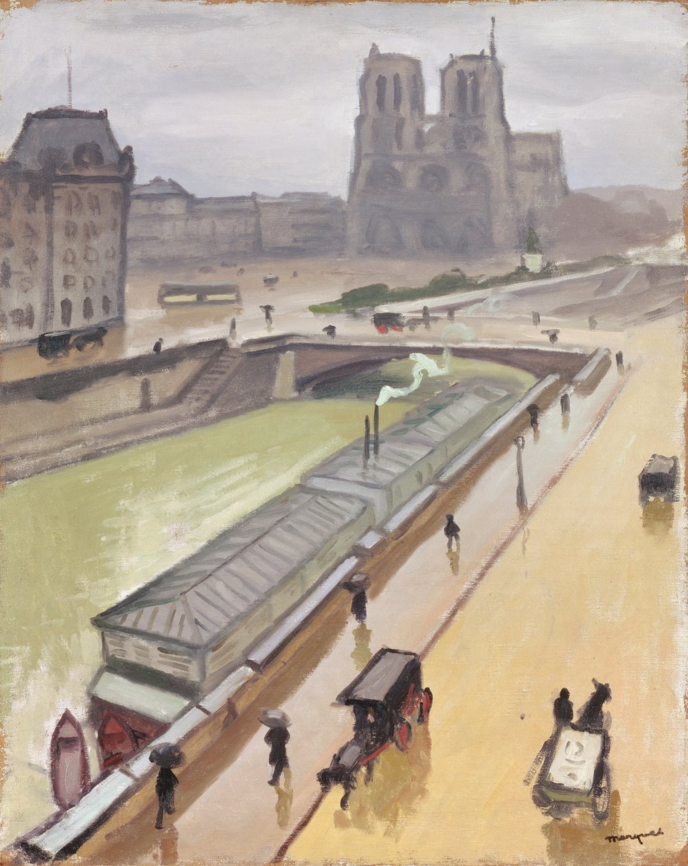 Dia de Chuva na Paróquia autorstwa Albert Marquet