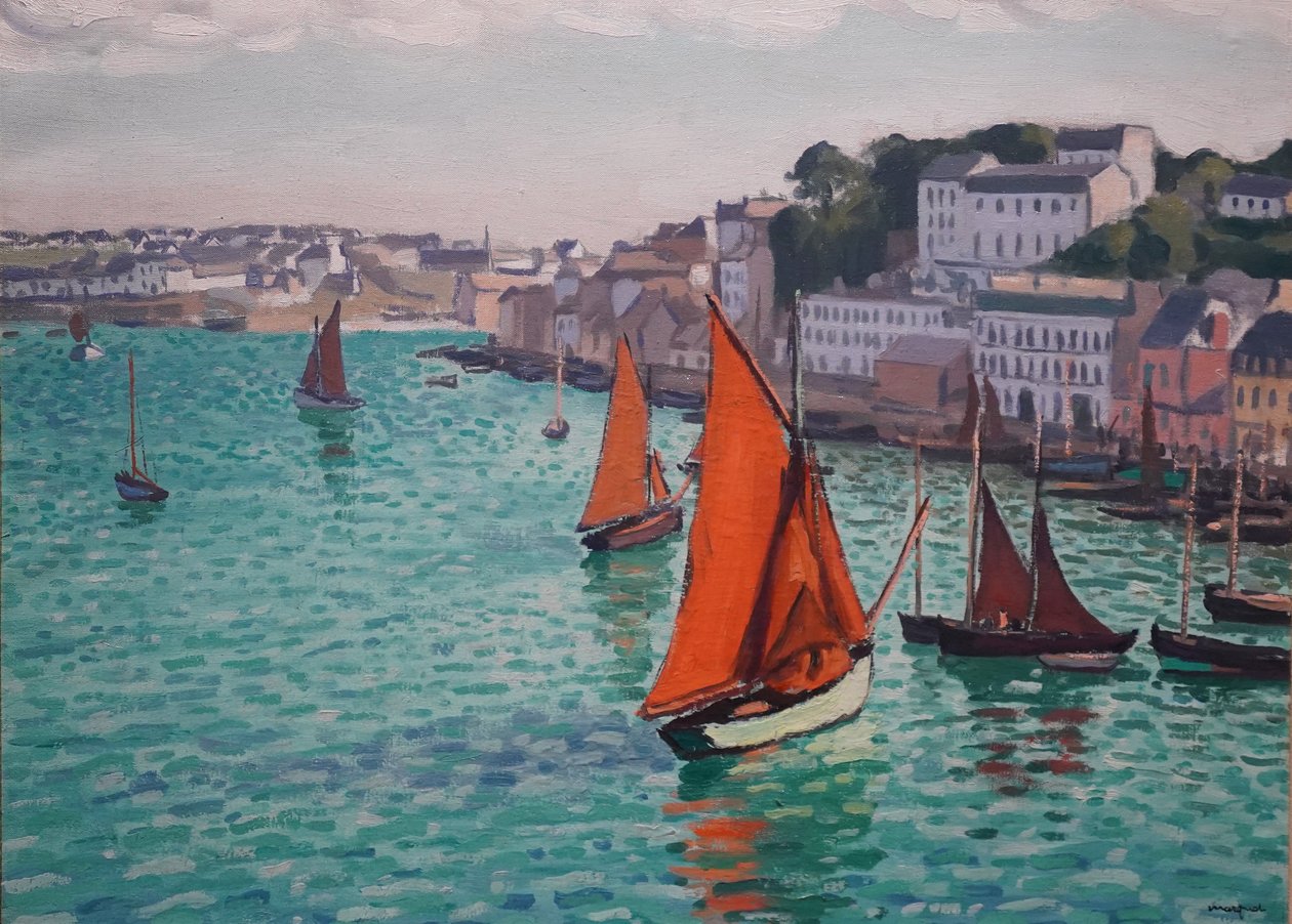 Red Sails, Audierne autorstwa Albert Marquet