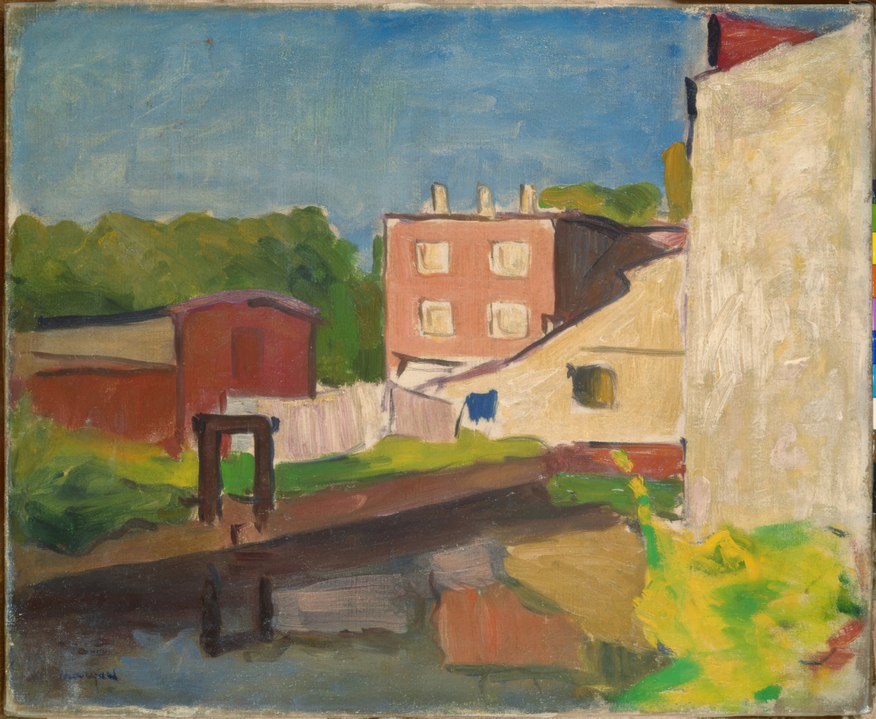 Różowy dom w Arcueil autorstwa Albert Marquet