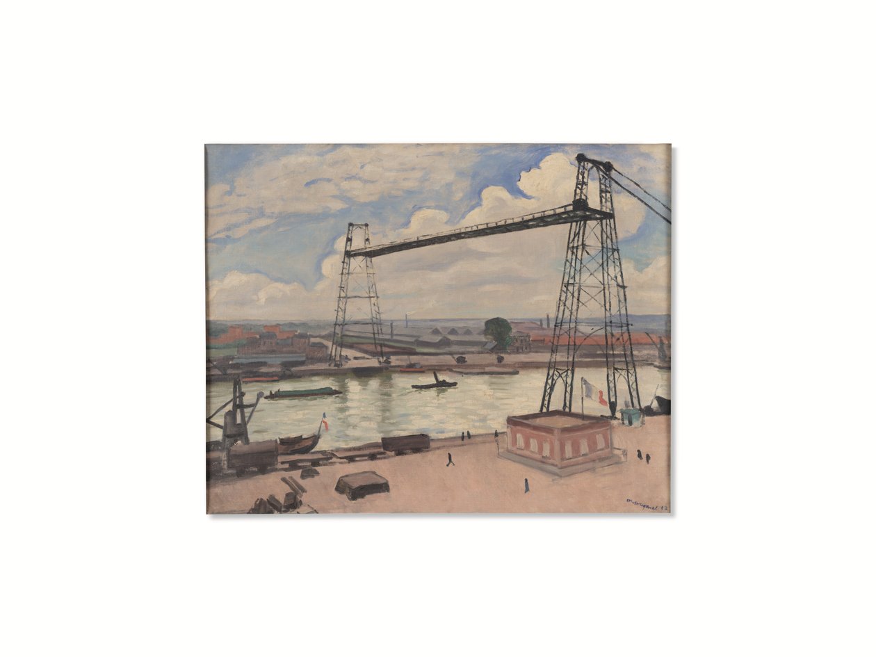 Rouen, most transportowy autorstwa Albert Marquet