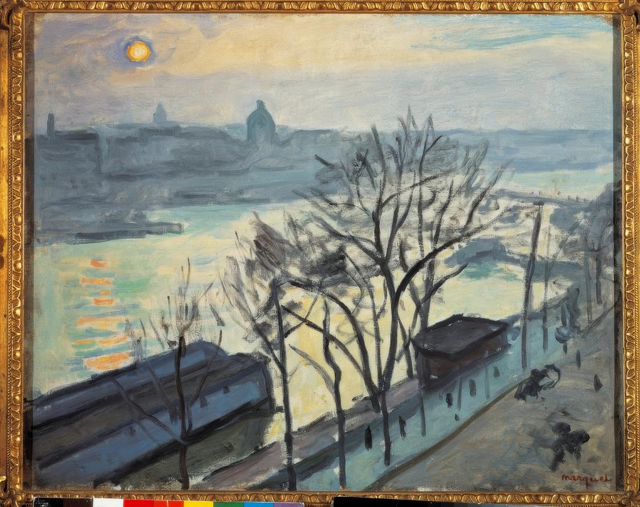 Słońce nad Paryżem. Quai du Louvre autorstwa Albert Marquet
