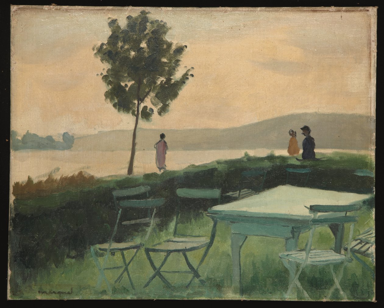 Terraço em Old Portpolish autorstwa Albert Marquet