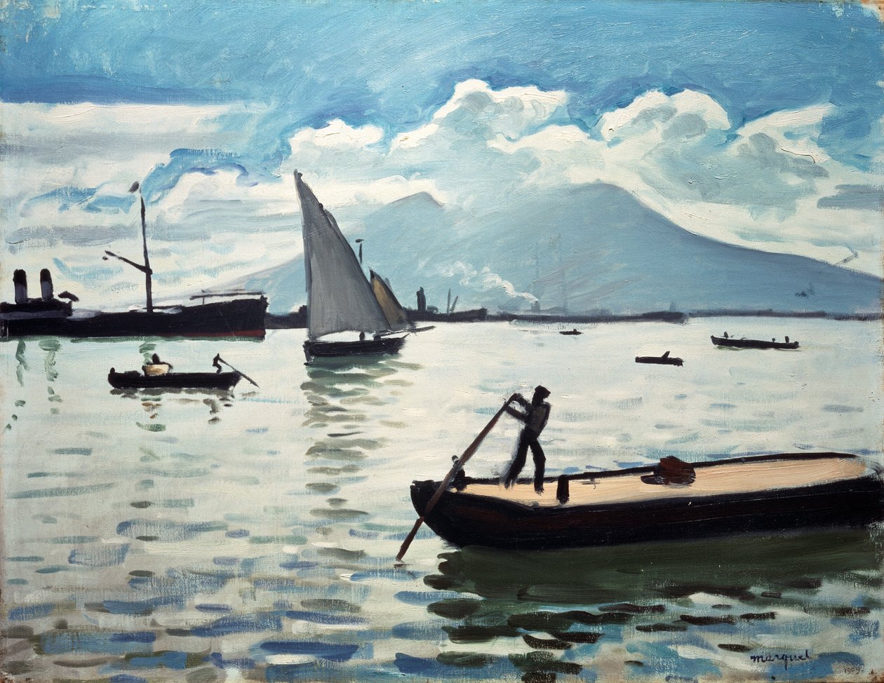Zatoka Neapolitańska, 1909. autorstwa Albert Marquet
