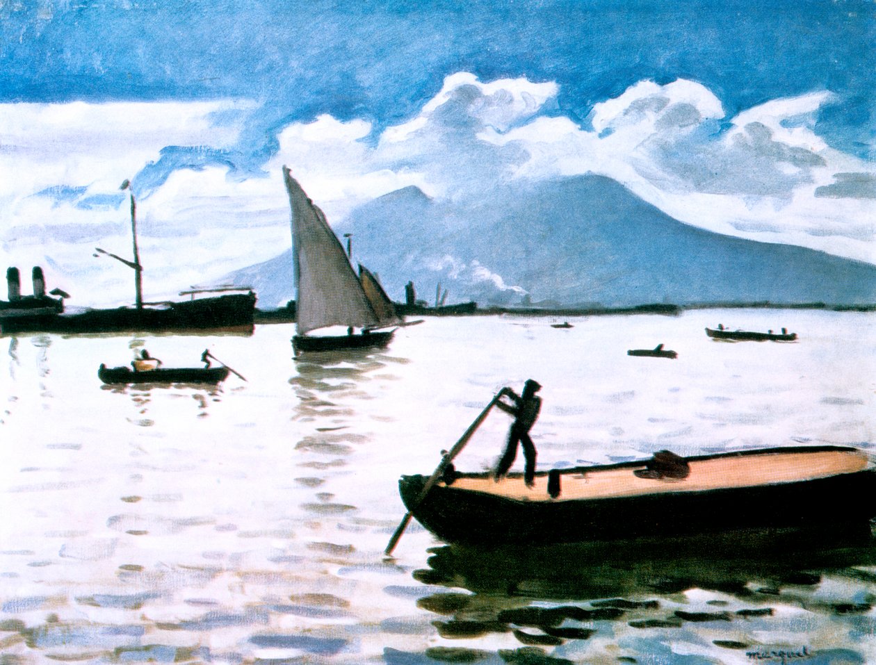 Zatoka Neapolitańska, 1909 autorstwa Albert Marquet