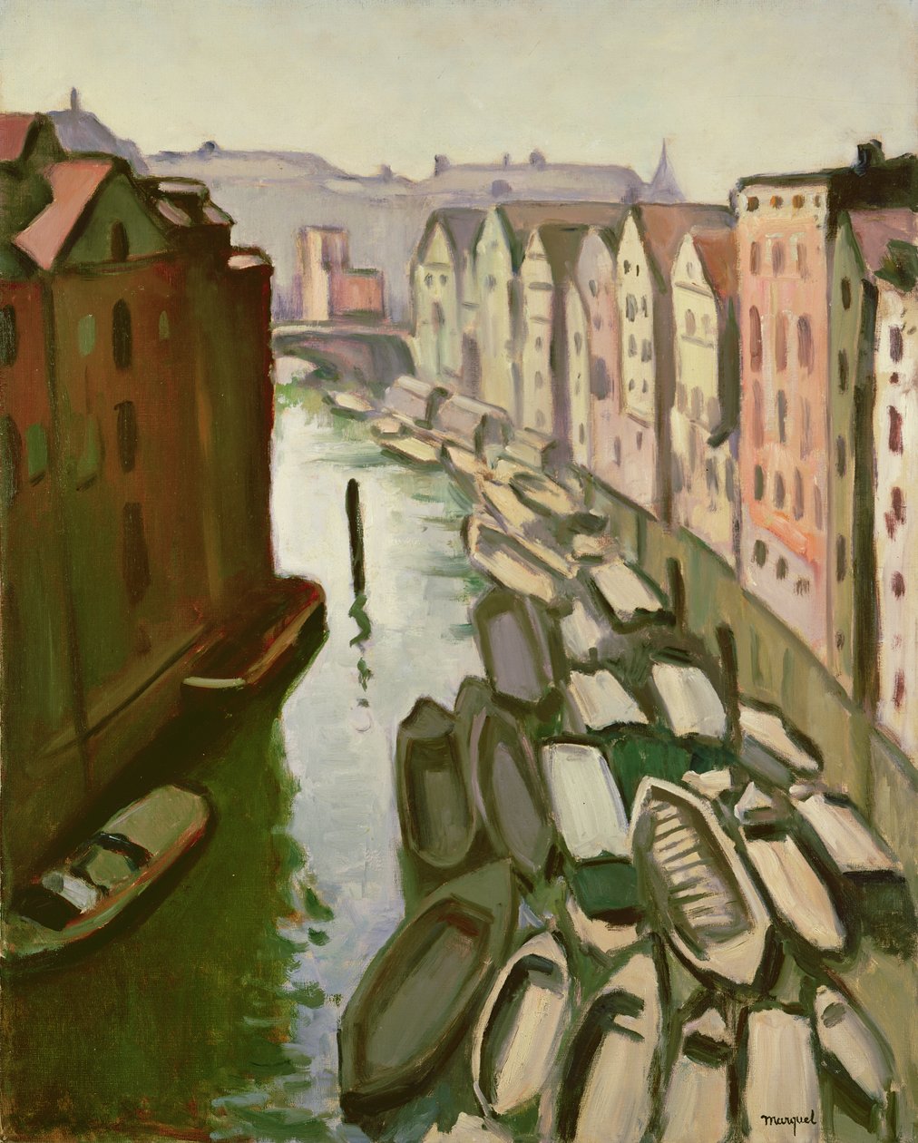 Doki w Hamburgu autorstwa Albert Marquet