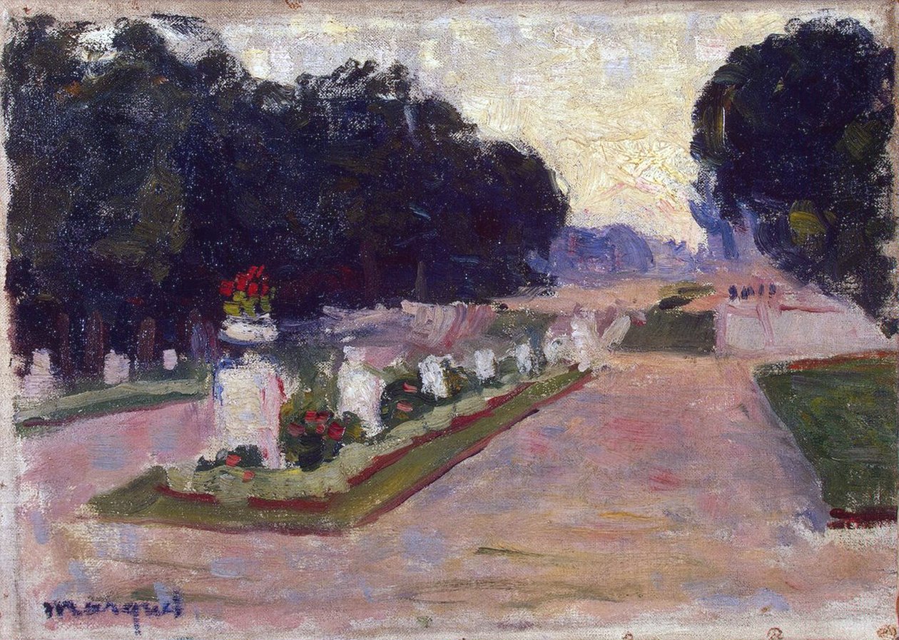 Ogród Luksemburski autorstwa Albert Marquet