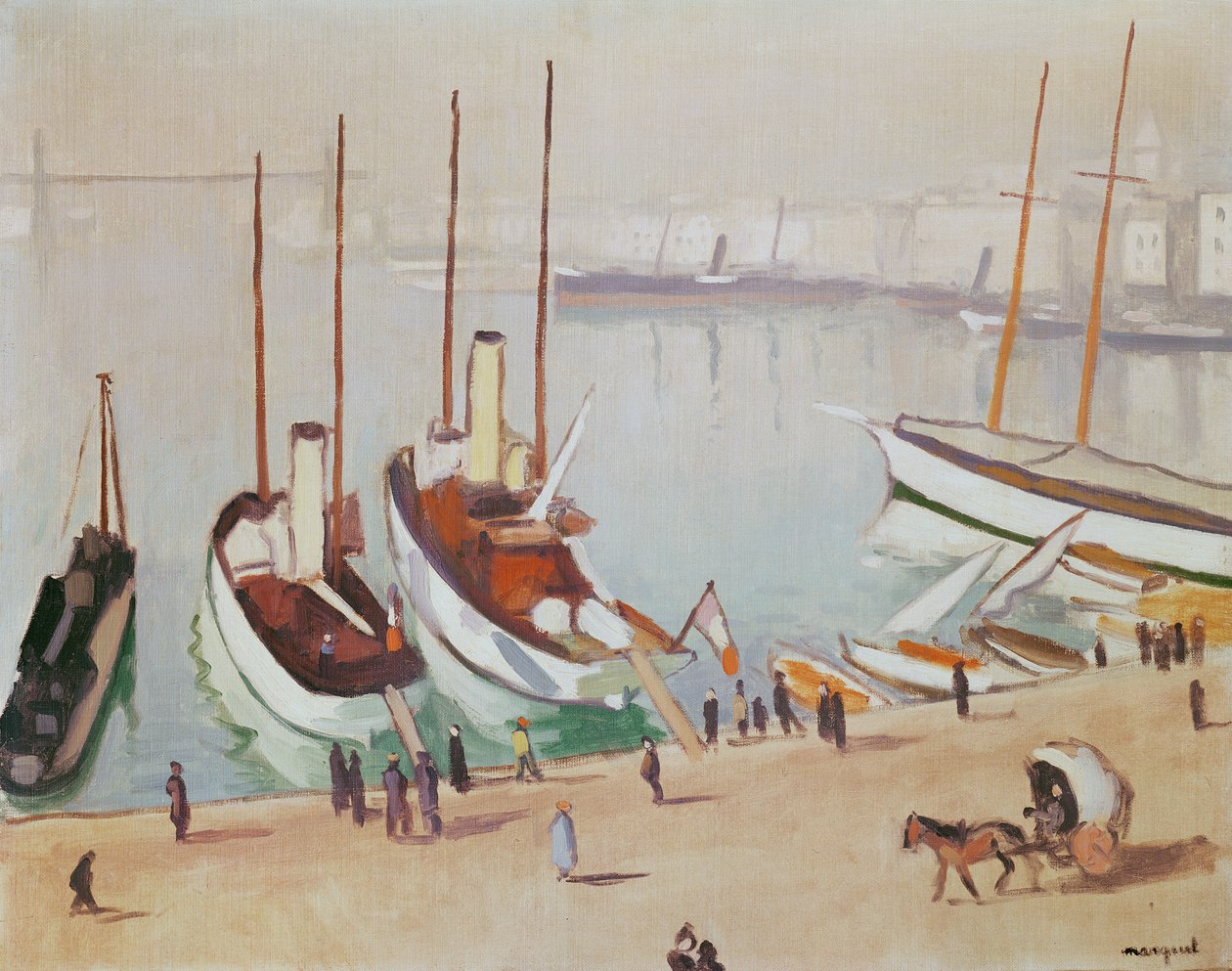 Stary Port w Marsylii autorstwa Albert Marquet