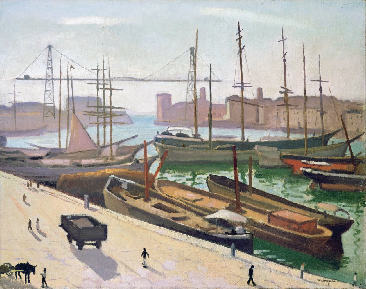 O porto de Marselha polonês autorstwa Albert Marquet