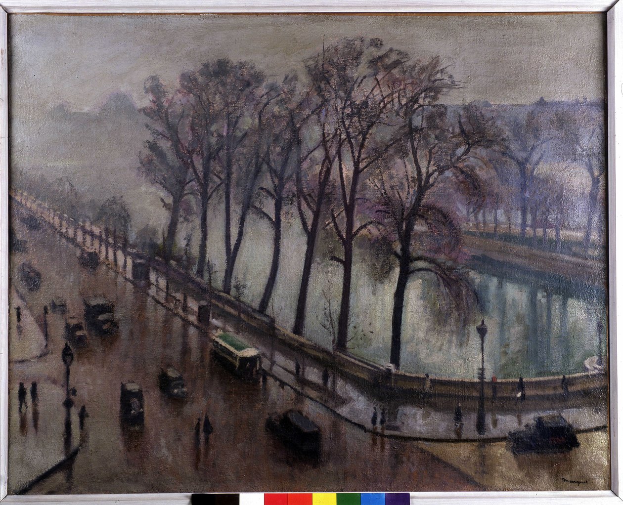 Quay Conti jesienią (olej na płótnie) autorstwa Albert Marquet