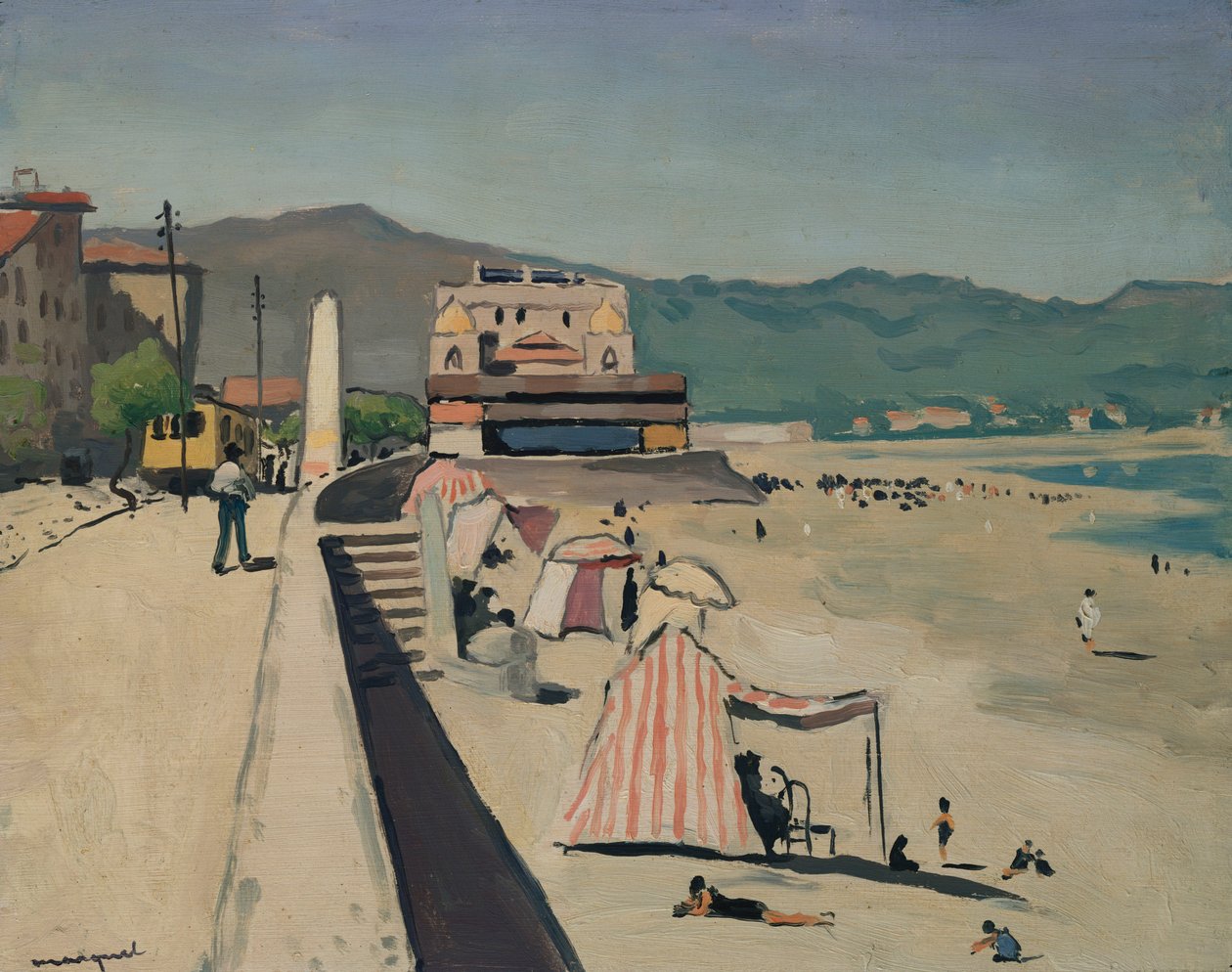 Piaski Olonne, ok. 1926 r. (olej na desce) autorstwa Albert Marquet