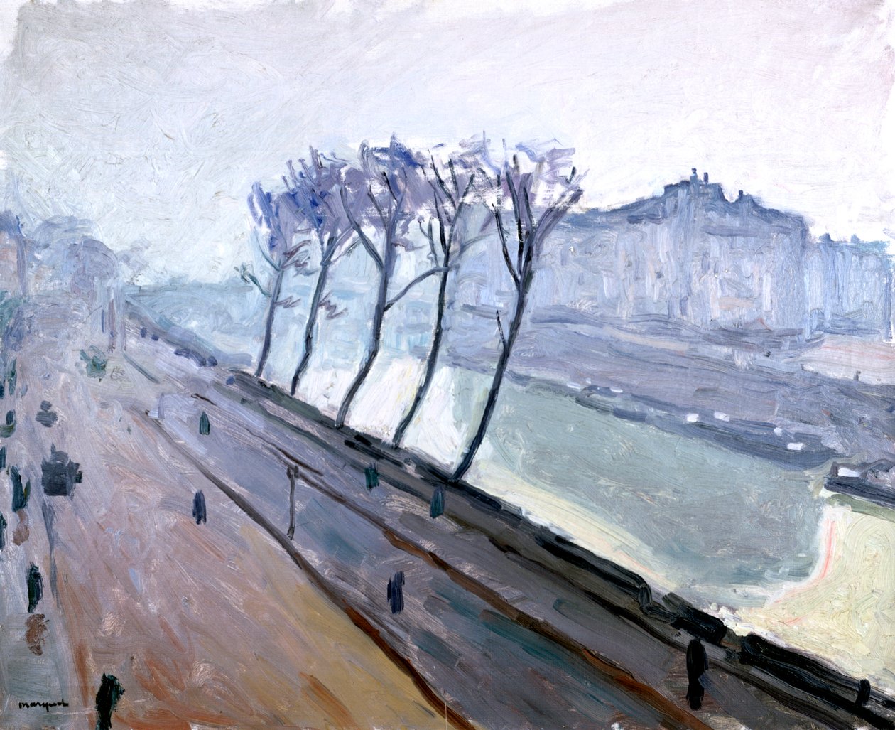 Sekwana w Paryżu, początek XX wieku autorstwa Albert Marquet