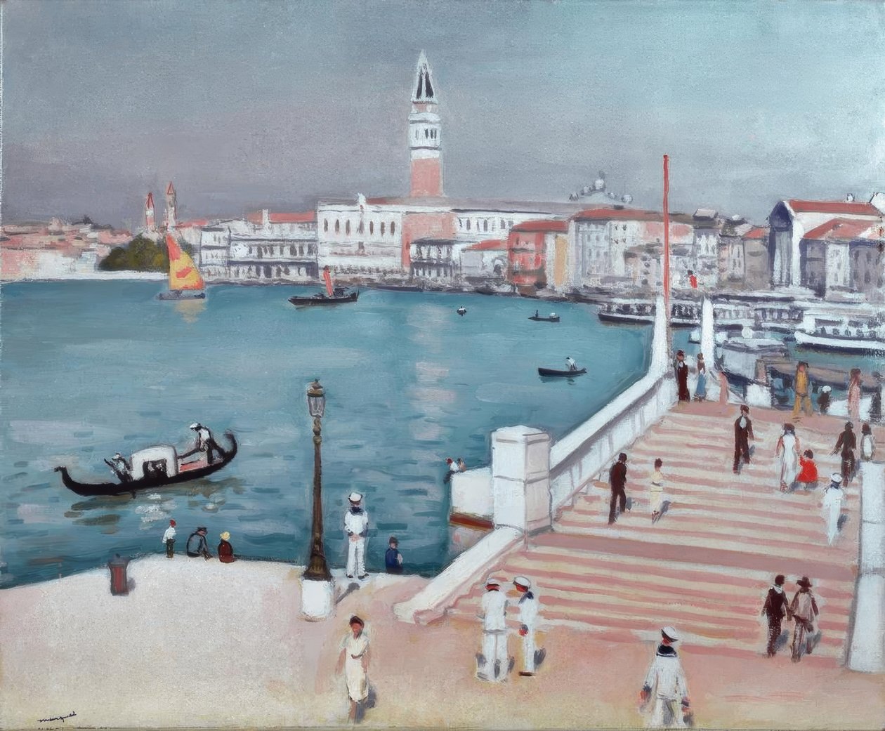 Venedig, Bacino S.Marco / Gem. v. A.Markiet autorstwa Albert Marquet