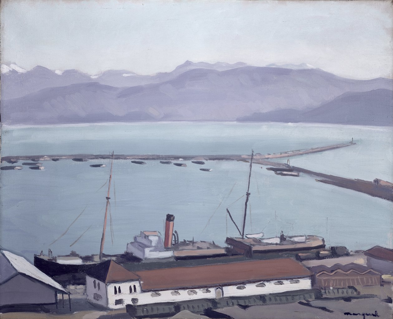 Widok na Bougie, Algier autorstwa Albert Marquet