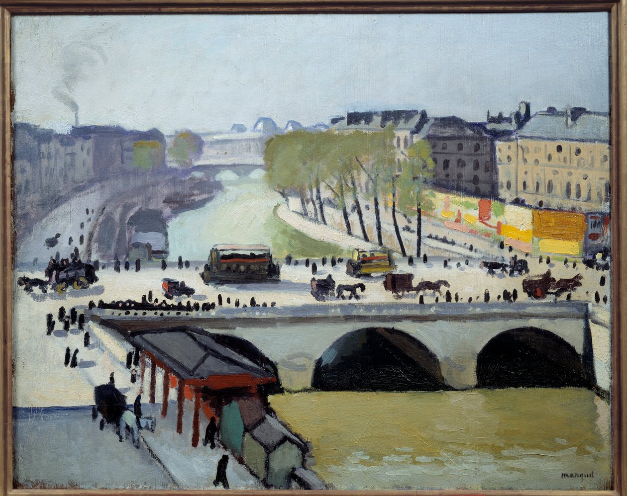 Widok na Pont Saint Michel w Paryżu autorstwa Albert Marquet