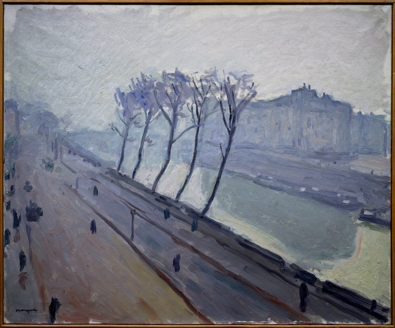 Widok na nabrzeża Sekwany w Paryżu autorstwa Albert Marquet