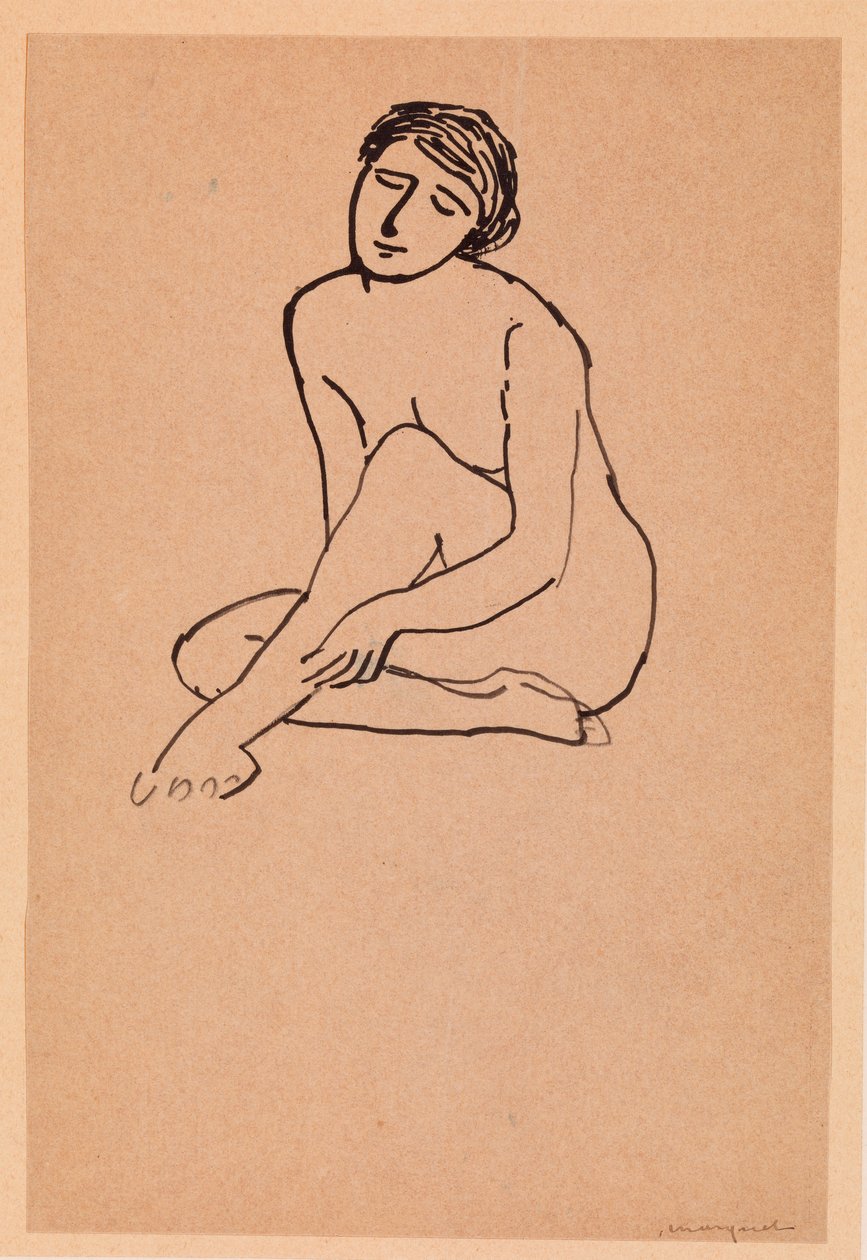 Kobieta - Siedząc nago autorstwa Albert Marquet