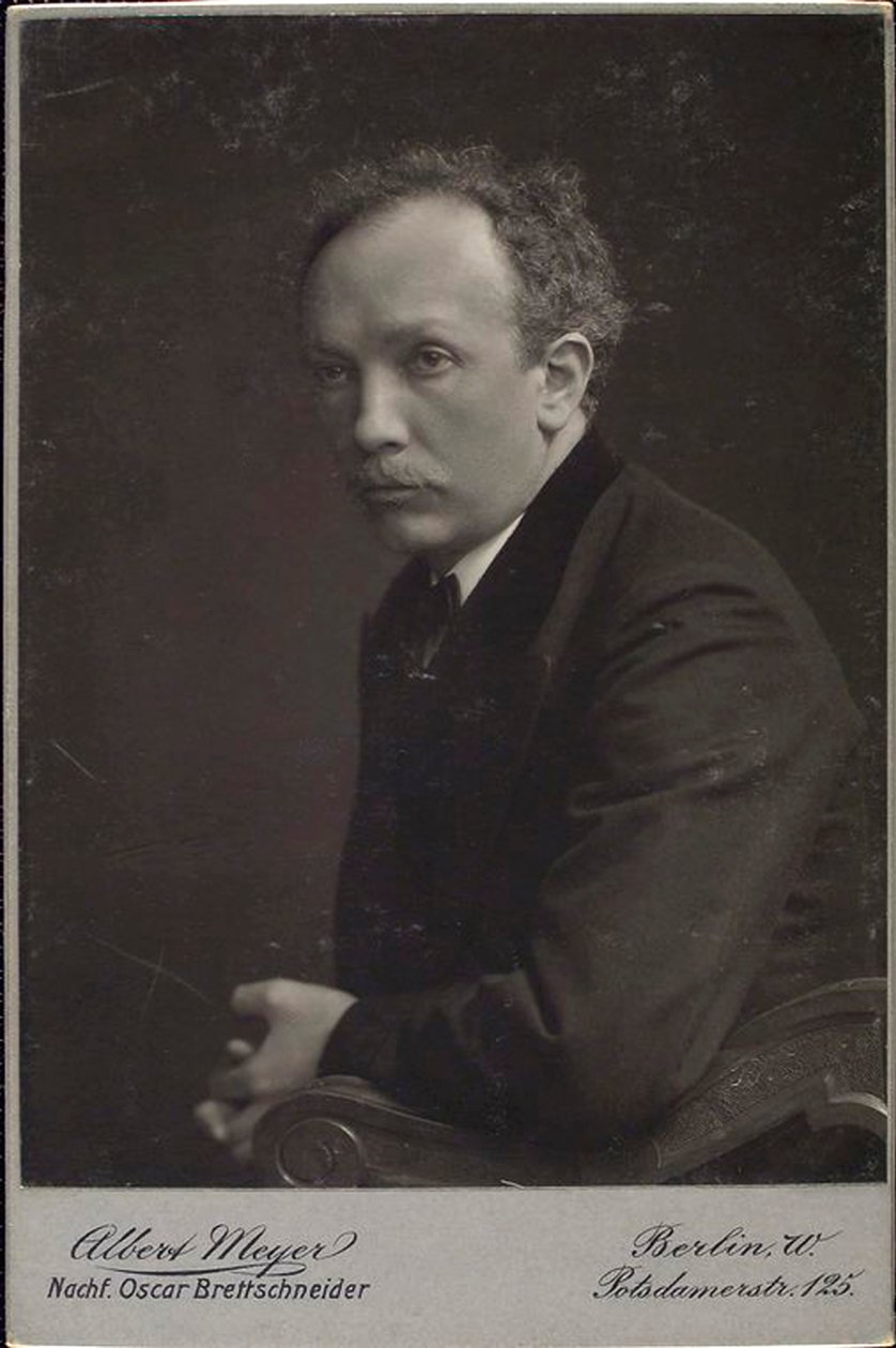 Richard Strauss, niemiecki kompozytor, koniec XIX lub początek XX wieku. autorstwa Albert Meyer