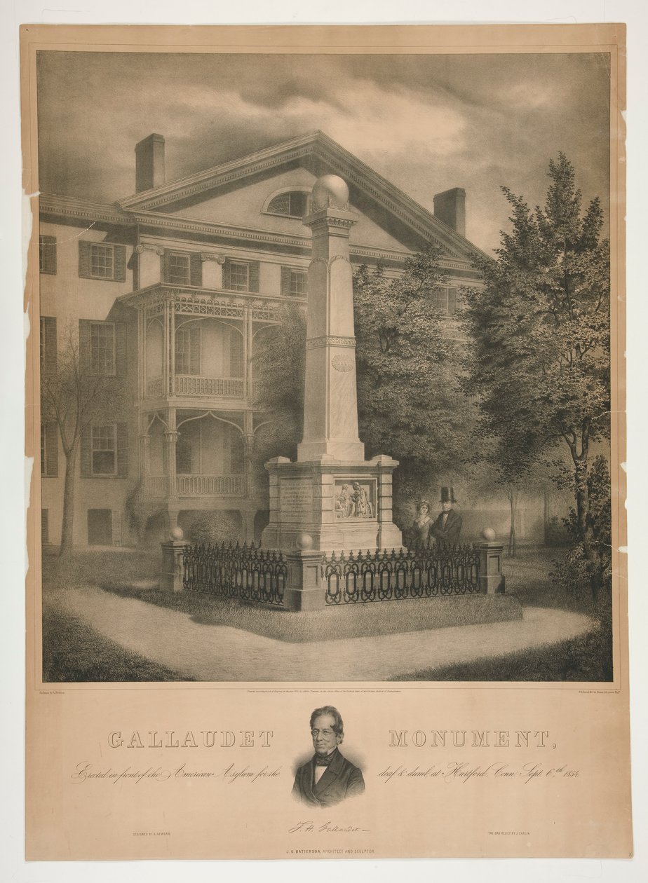 Pomnik Gallaudeta autorstwa Albert Newsam