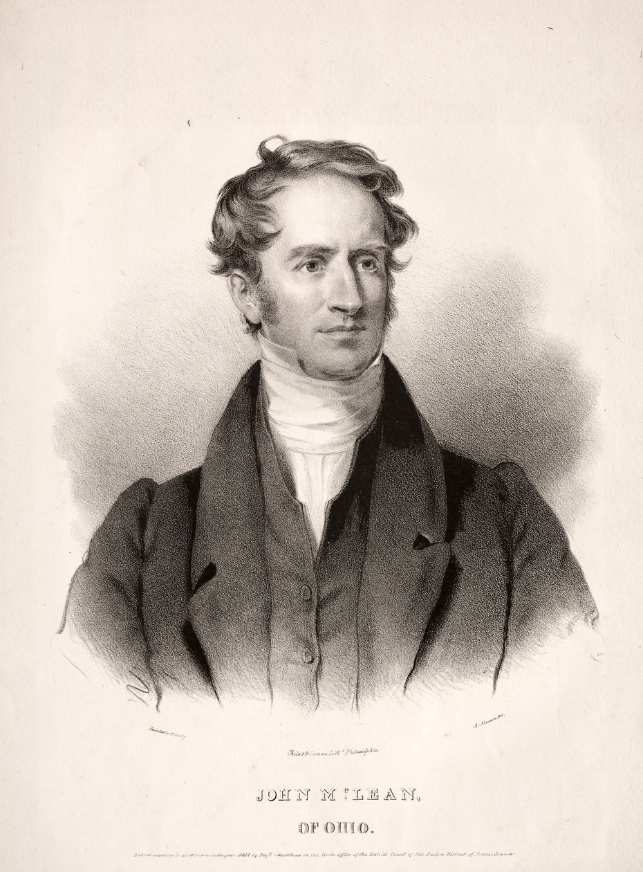 John McLean z Ohio, 1832. autorstwa Albert Newsam