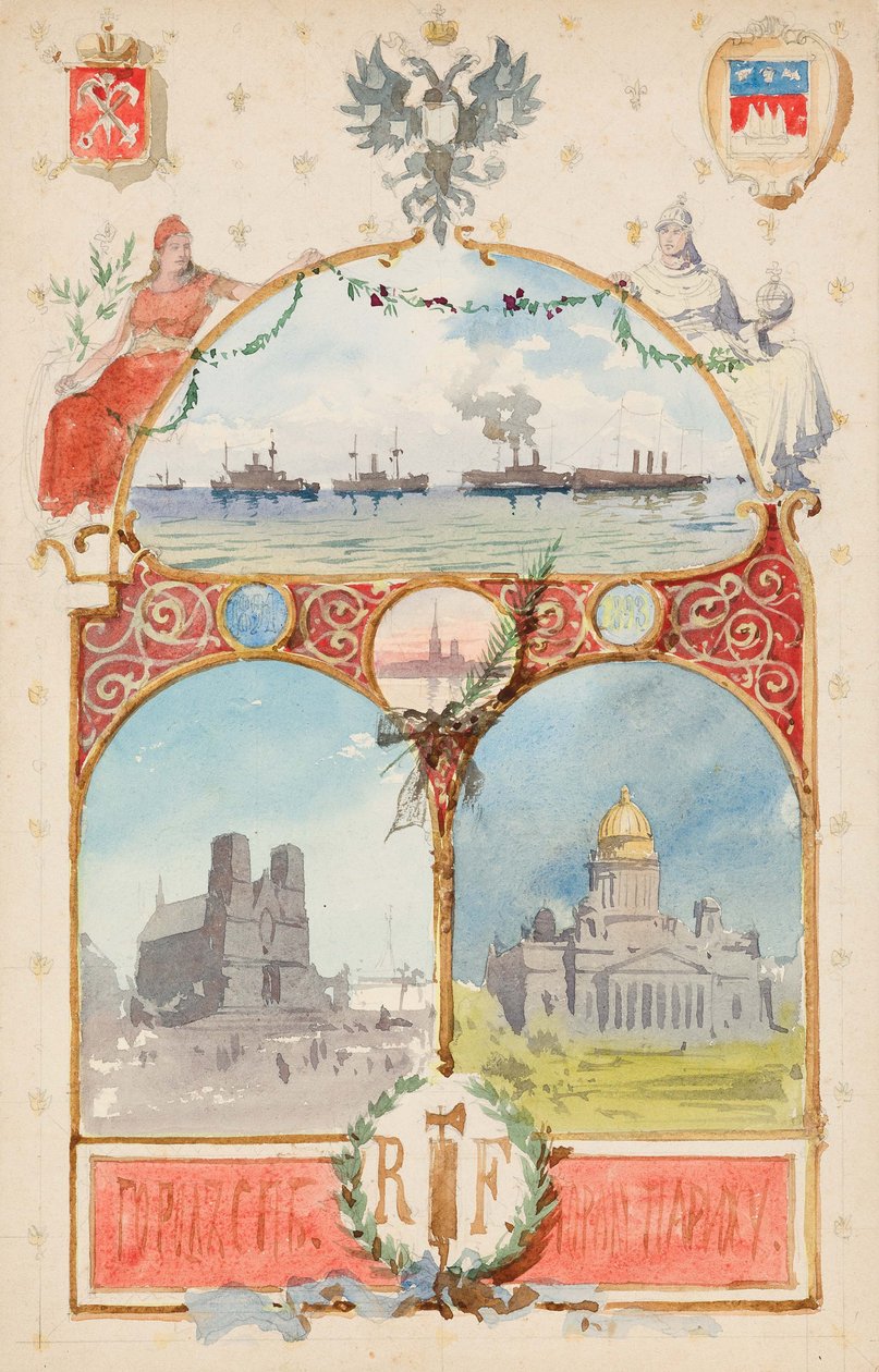 Ilustracja od Sankt Petersburga do Paryża autorstwa Albert Nikolaevich Benois