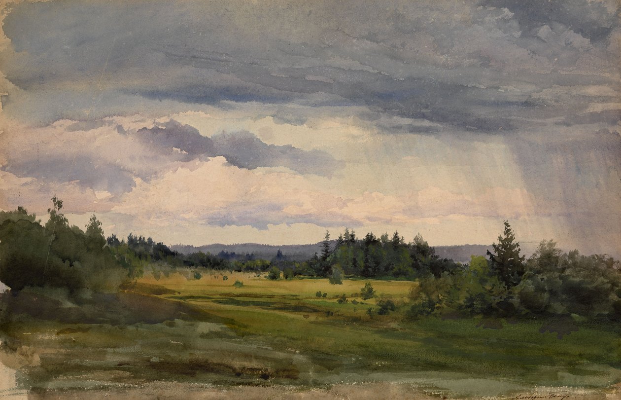 Krajobraz autorstwa Albert Nikolaevich Benois