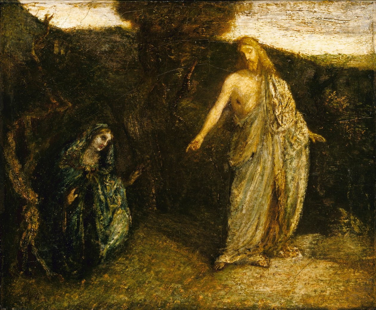 Chrystus ukazujący się Maryi autorstwa Albert Pinkham Ryder