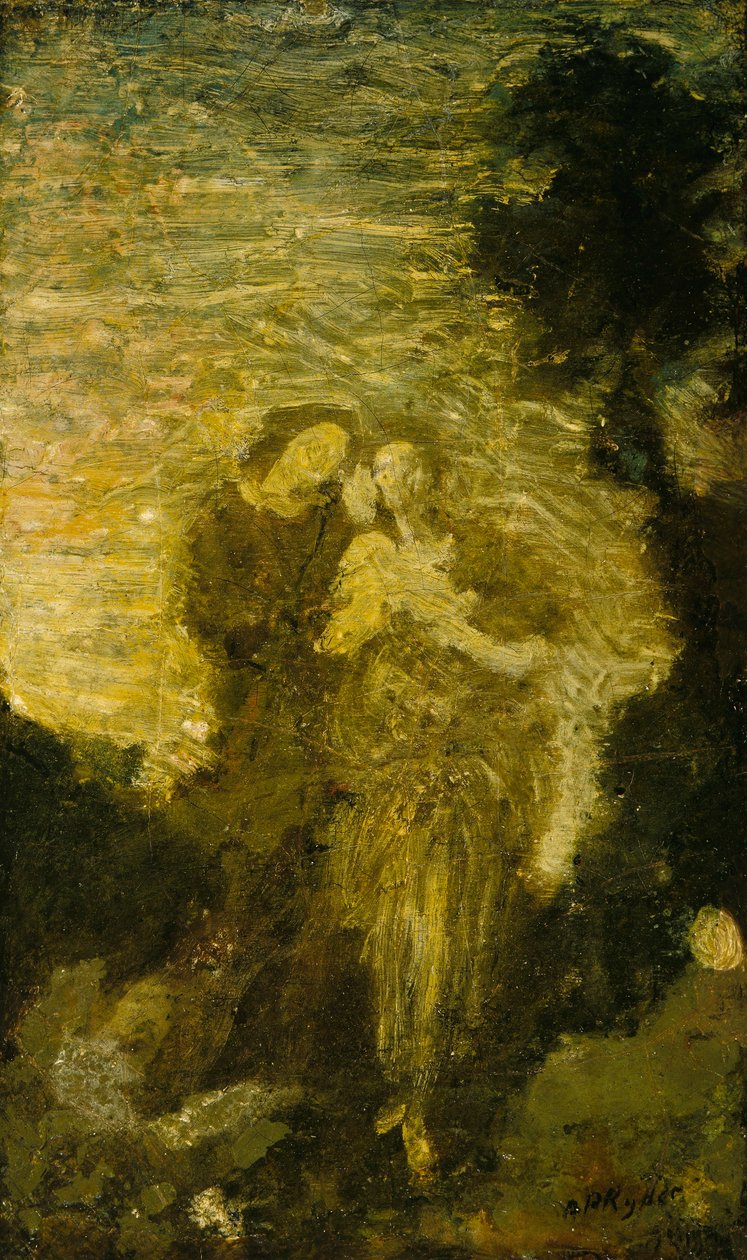 Florizel i Perdita autorstwa Albert Pinkham Ryder