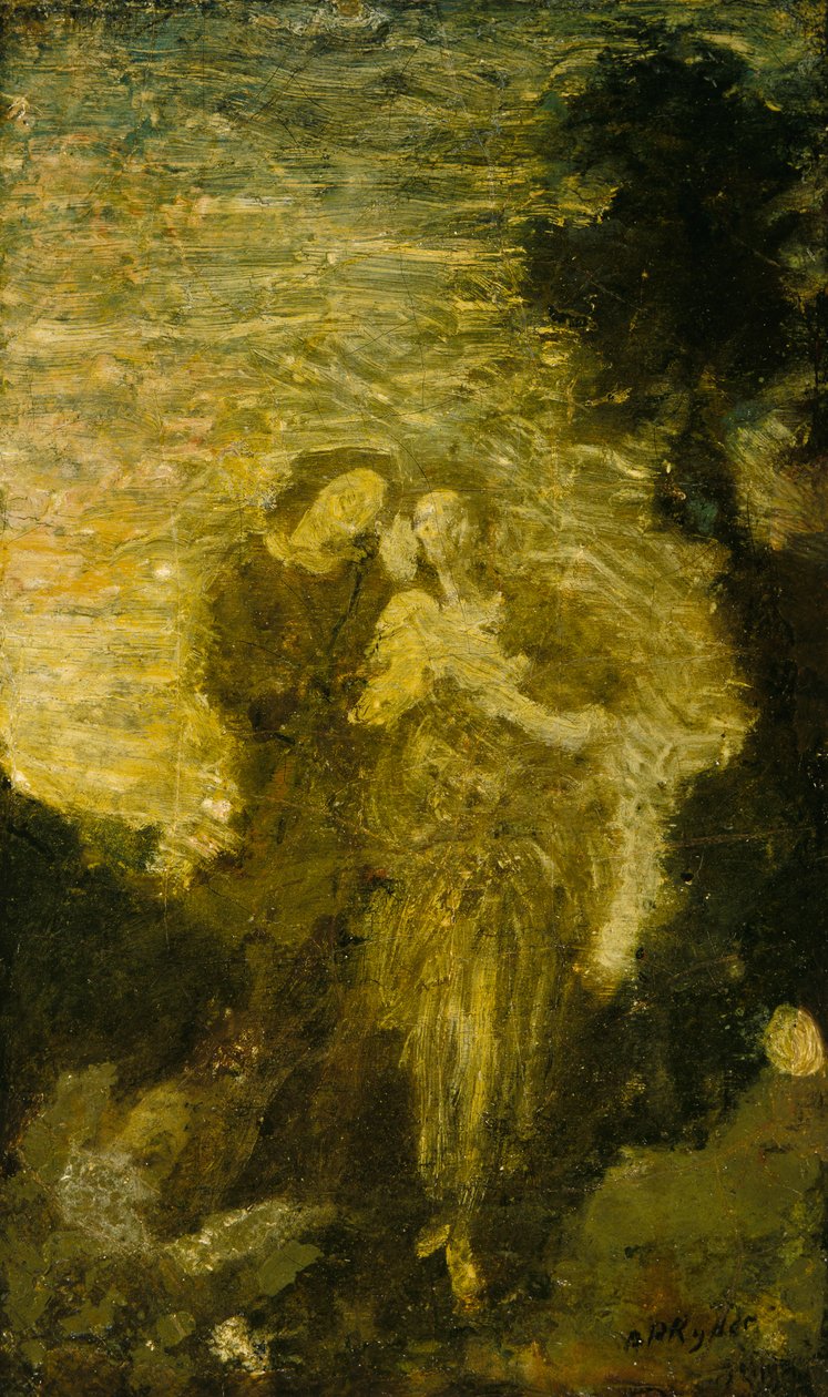 Florizel i Perdita, do 1887 roku. autorstwa Albert Pinkham Ryder