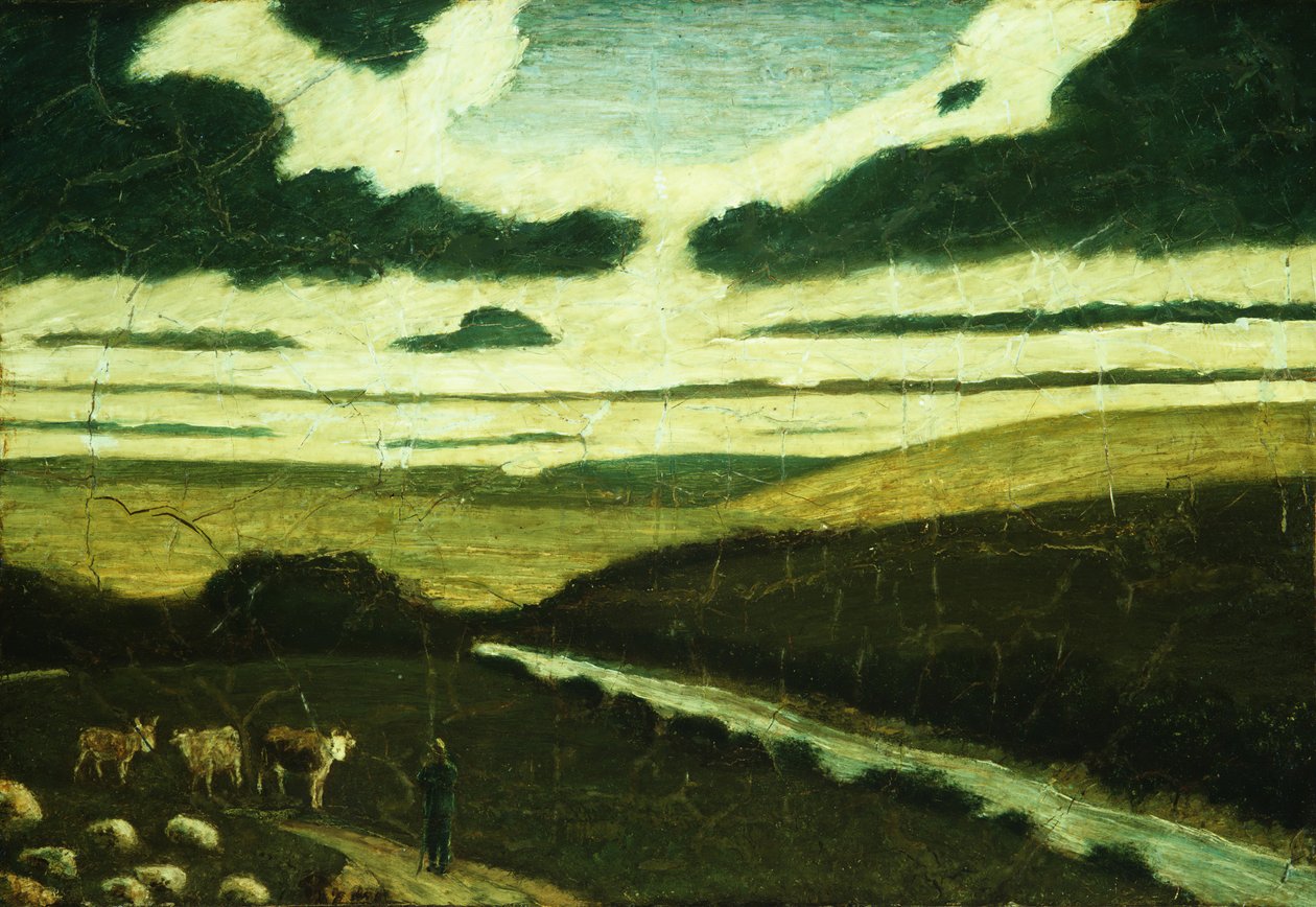 Krajobraz, 1897-98 . autorstwa Albert Pinkham Ryder