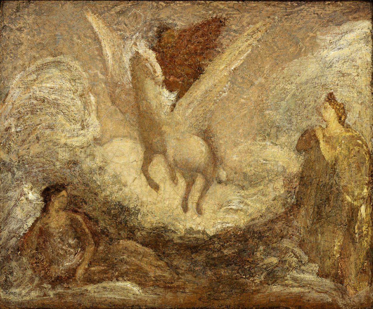Odjazd Pegaza, do 1901 r. autorstwa Albert Pinkham Ryder