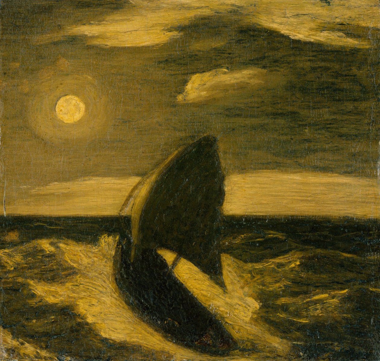Robotnicy morza, ca. 1880-85. autorstwa Albert Pinkham Ryder