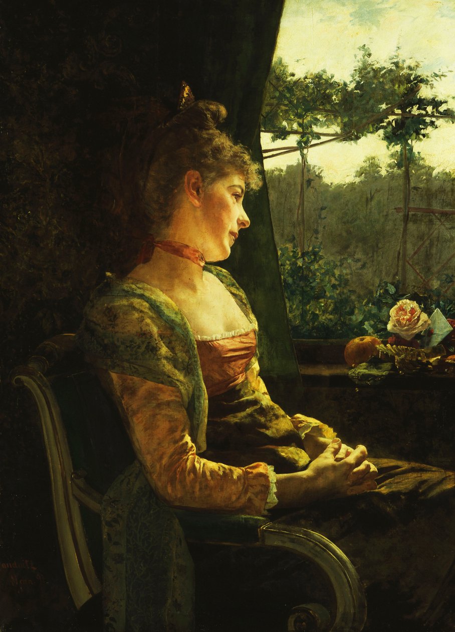 Marzenia, 1891 autorstwa Albert Raudnitz