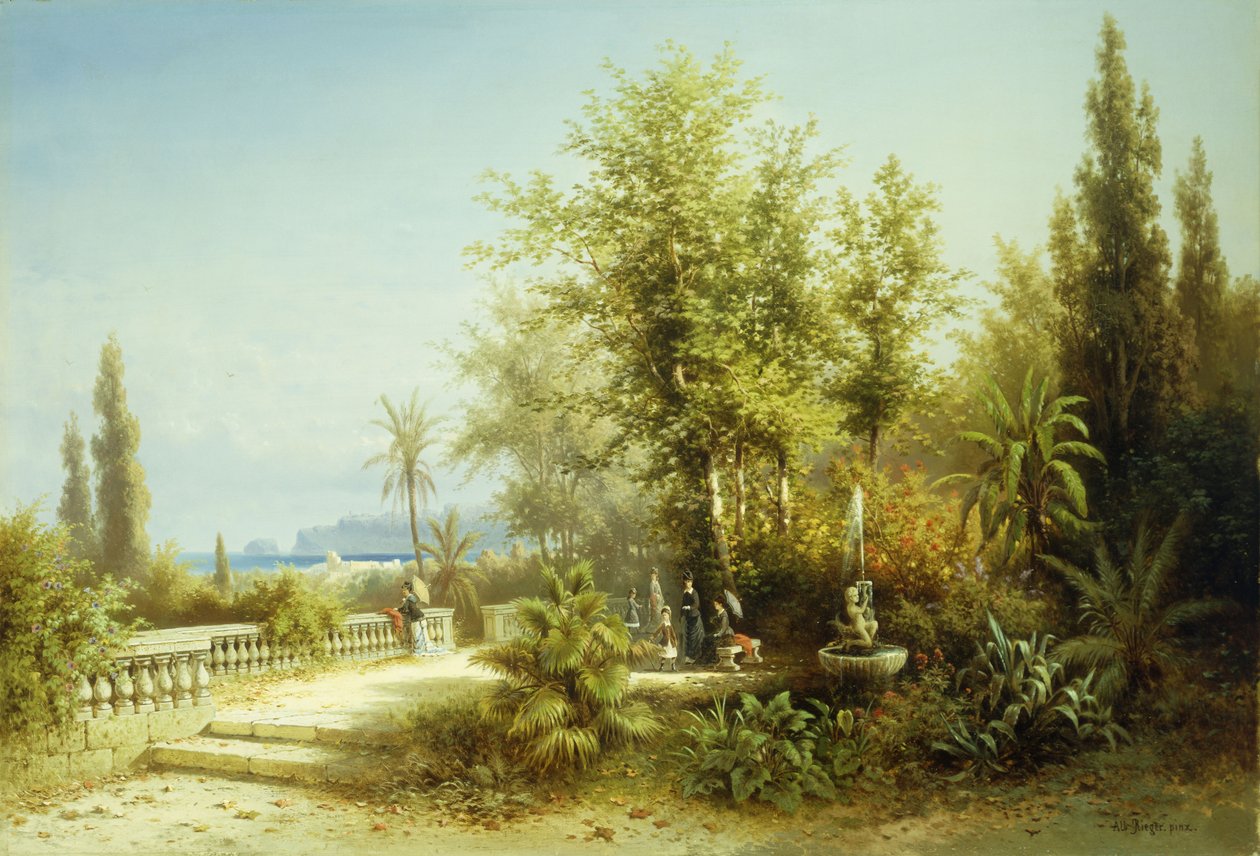 Widok na Triest autorstwa Albert Rieger