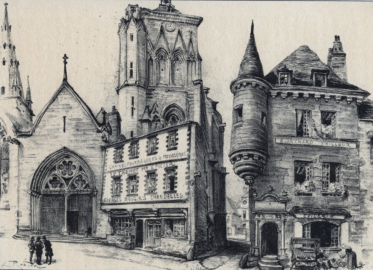 Grand rue de Guingamp w departamencie Cotes-d