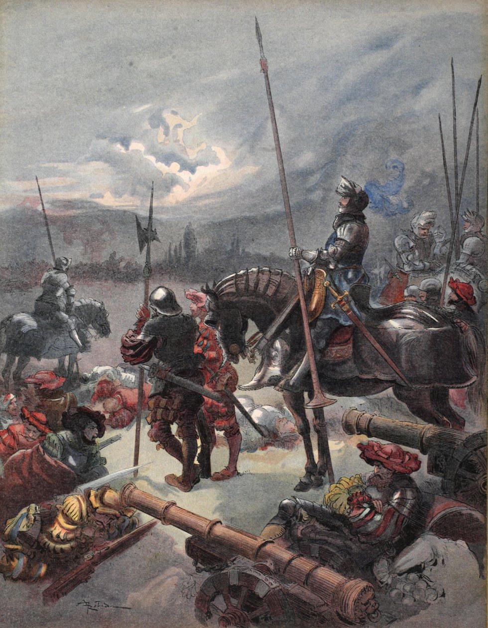 W noc Marignan, ilustracja z 