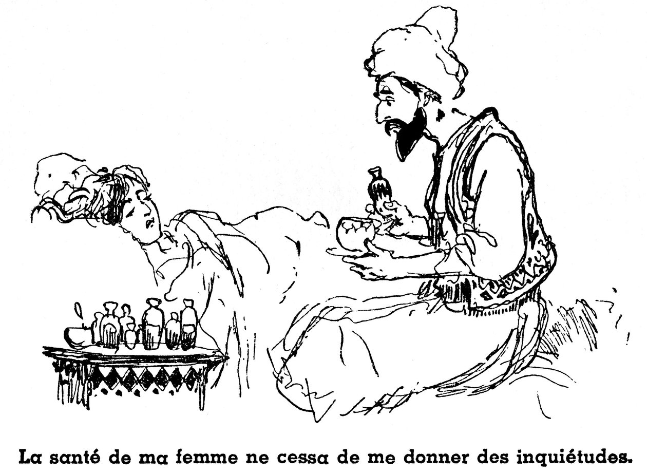 Żeglarz Sindbad (Sinbad) - Opowieść o tysiącu i jednej (1001) nocy - ilustracja do książki z 1948 roku (wydanie Fortin, zbiór Wonderful Imaging of Childhood) opowiadającej o jego przygodach - ilustracja Alberta Robidy (1848 - 1926) - Czwarta podróż : Si autorstwa Albert Robida