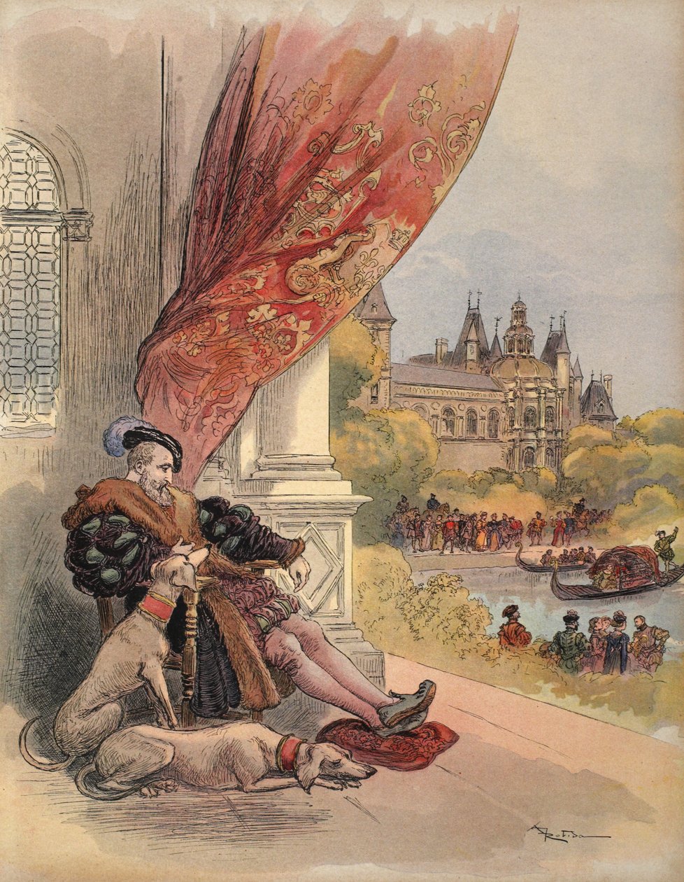 Ostatnie dni Franciszka I, ilustracja z 