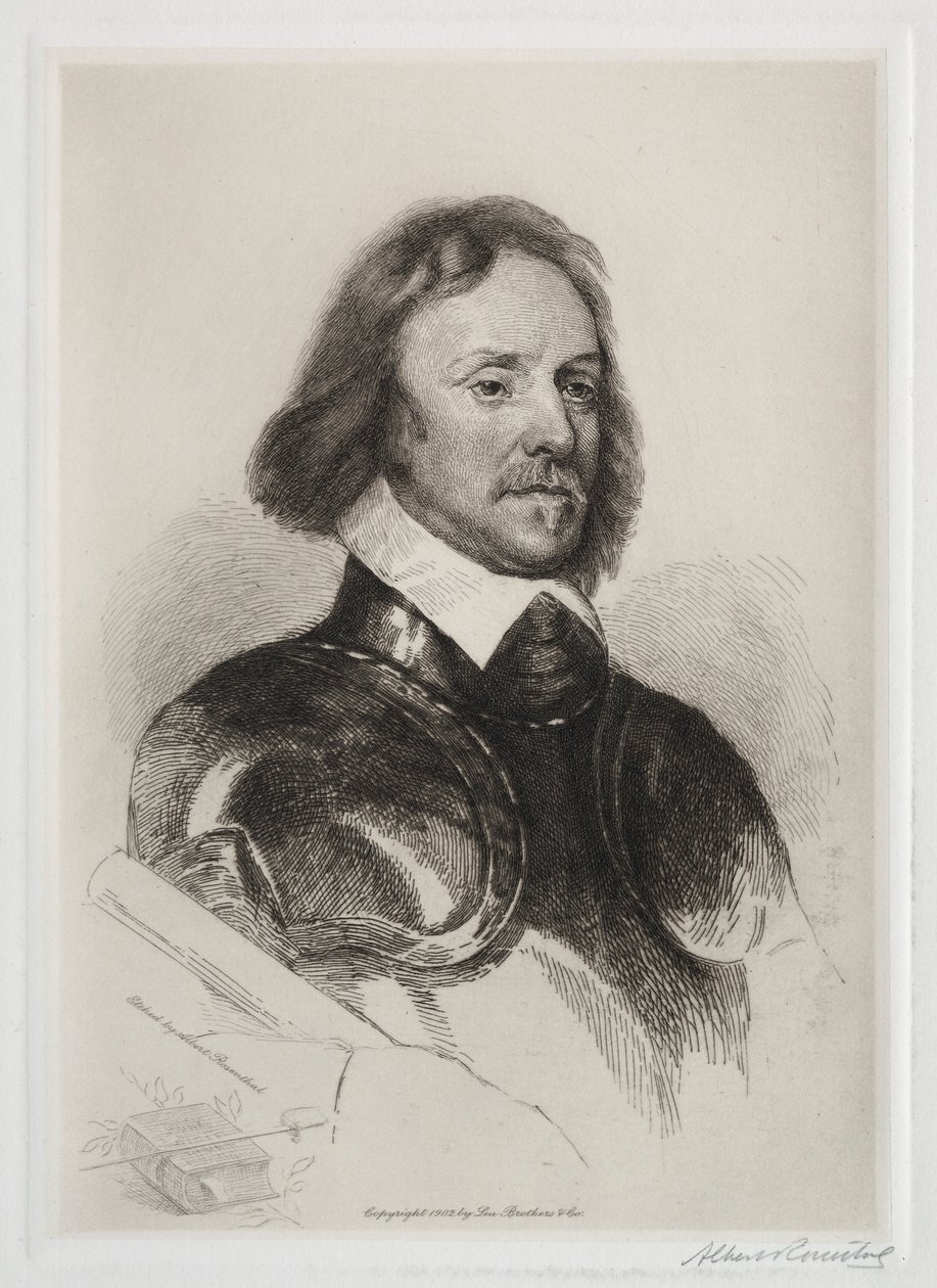 Oliver Cromwell autorstwa Albert Rosenthal