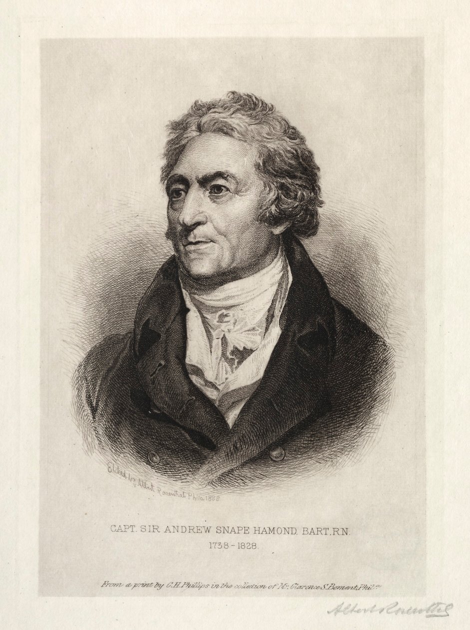Sir Andrew Snape Hammond, 1888. autorstwa Albert Rosenthal