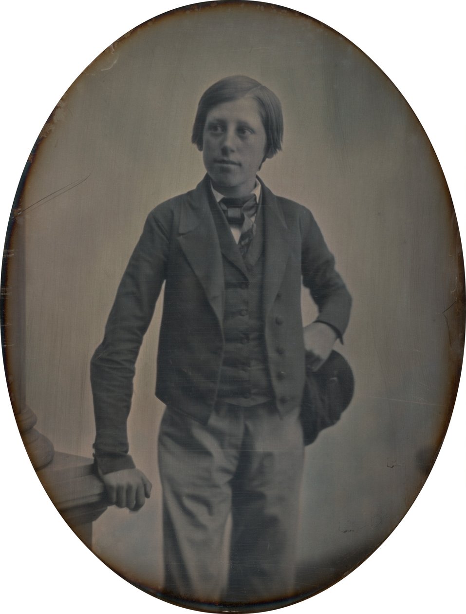 Portret chłopca, 1853-1855. Twórcy: Albert Sands Southworth, Josiah Johnson Hawes. autorstwa Albert Sands Southworth, Josiah Johnson Hawes