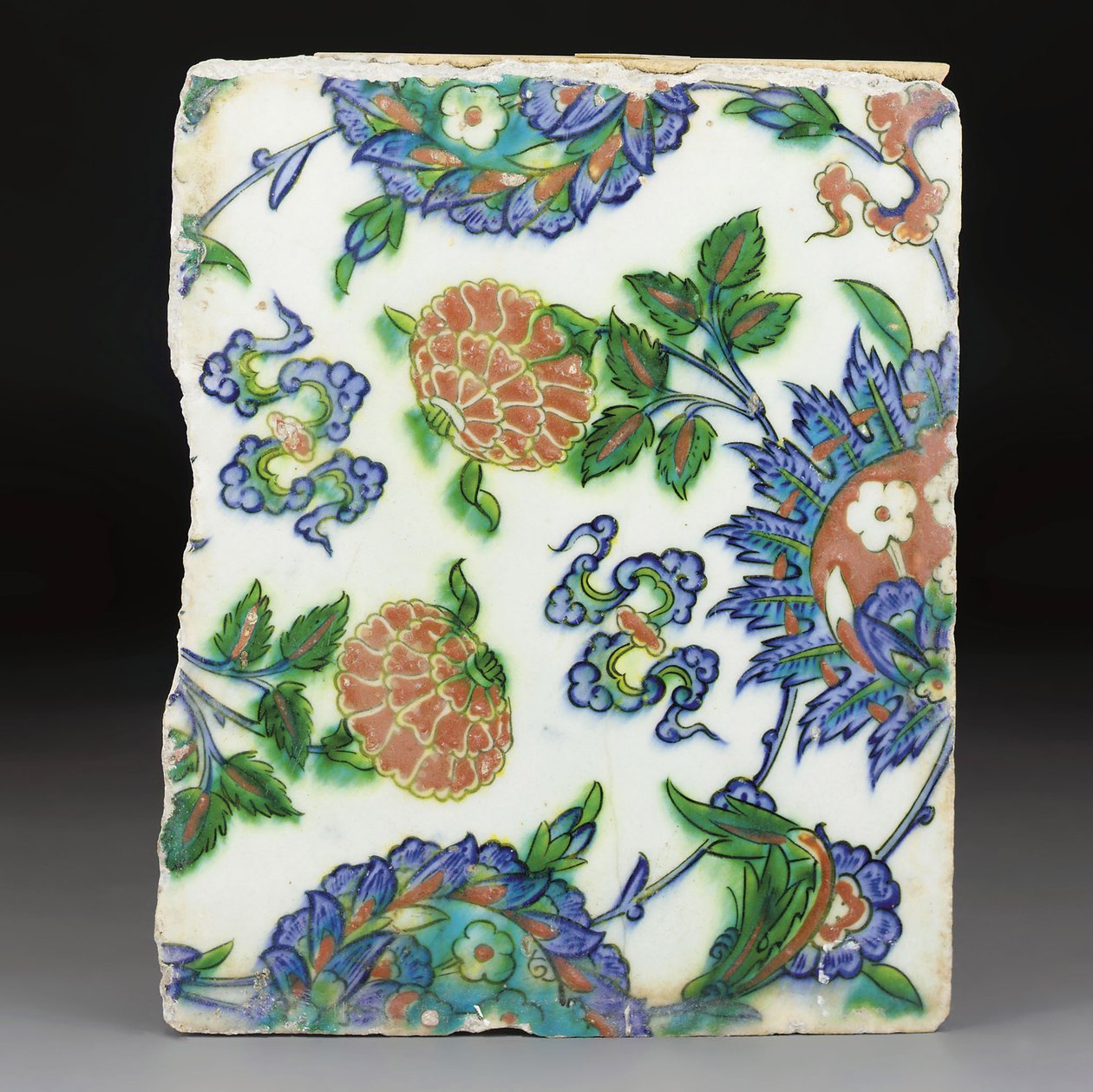 Płytka ceramiczna polichromowana Iznik, Turcja osmańska, koniec XVI w. (ceramika) autorstwa Albert Schule