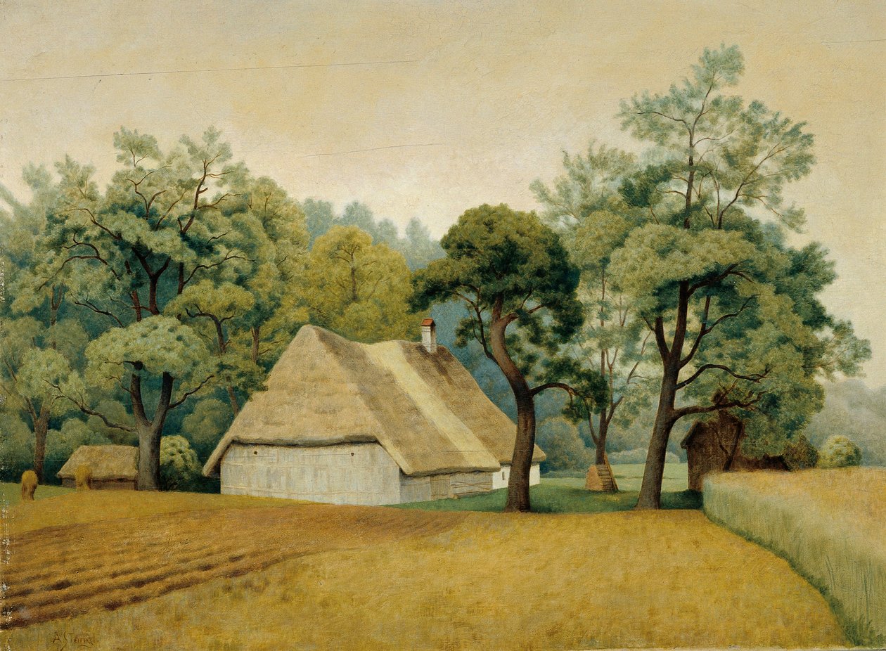 dom na farmie autorstwa Albert Stangl
