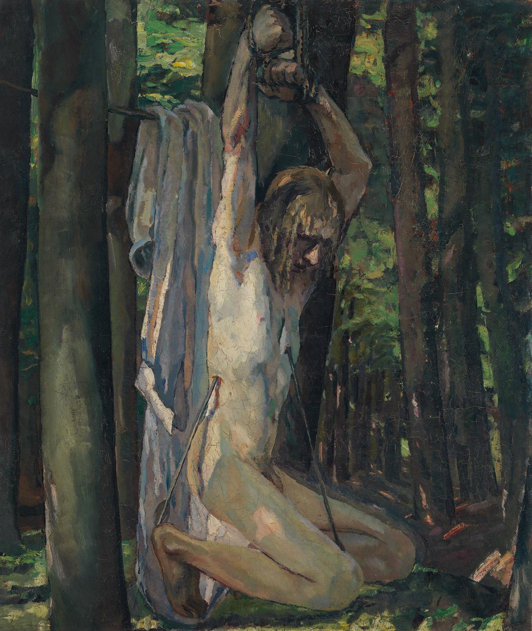 Święty Sebastian autorstwa Albert Weisgerber
