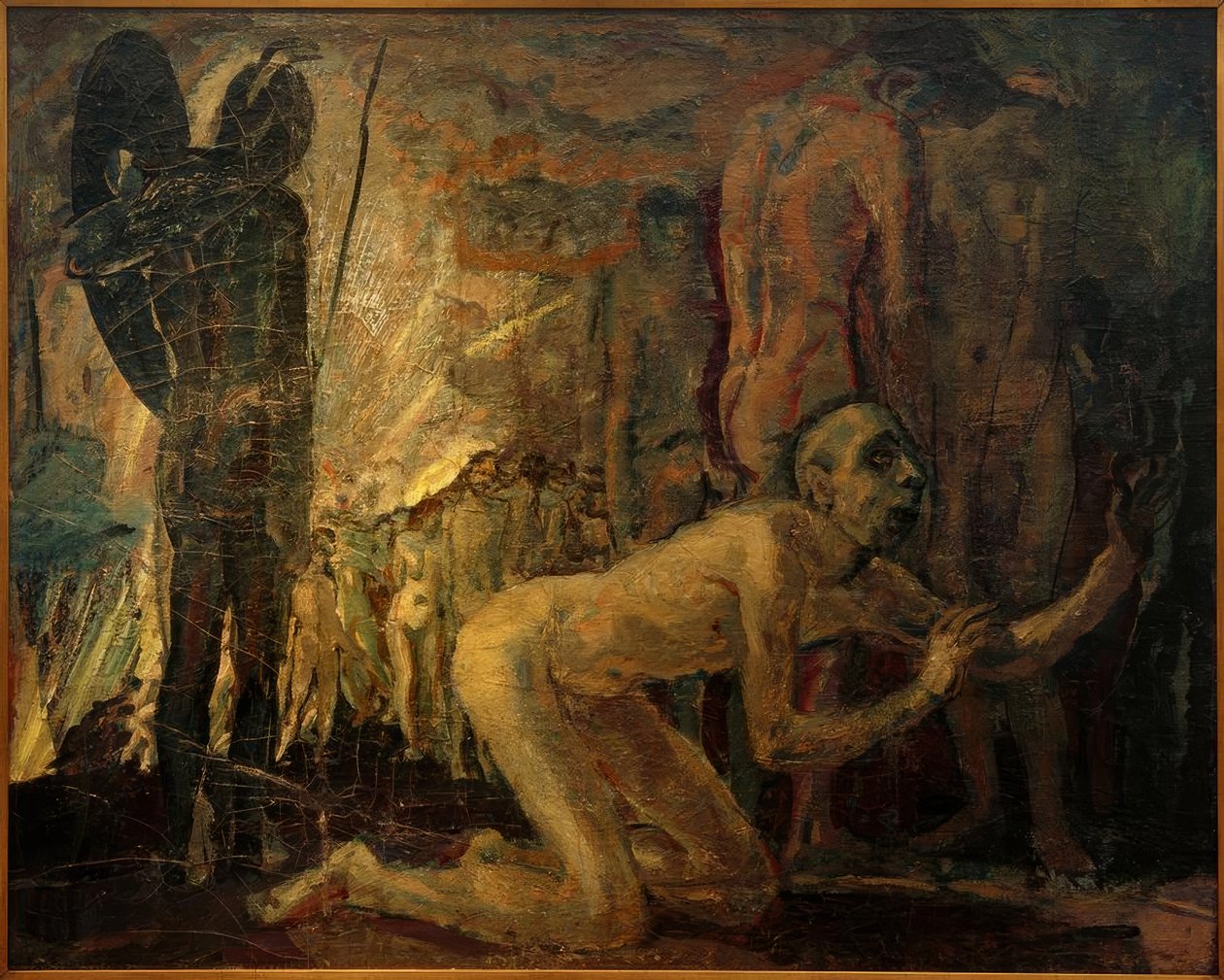 Jeremiasz przed pociągiem do niewoli babilońskiej autorstwa Albert Weisgerber