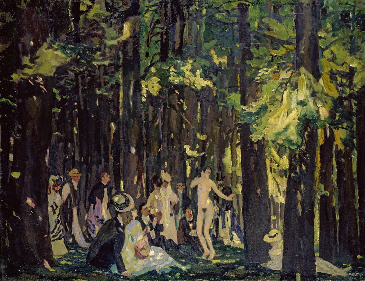 letni dzień autorstwa Albert Weisgerber