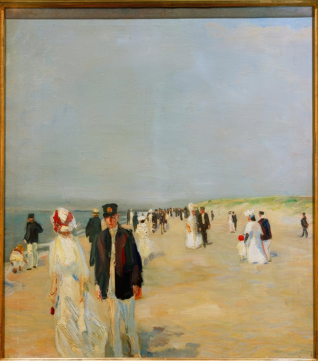 Plaża na Norderney autorstwa Albert Weisgerber