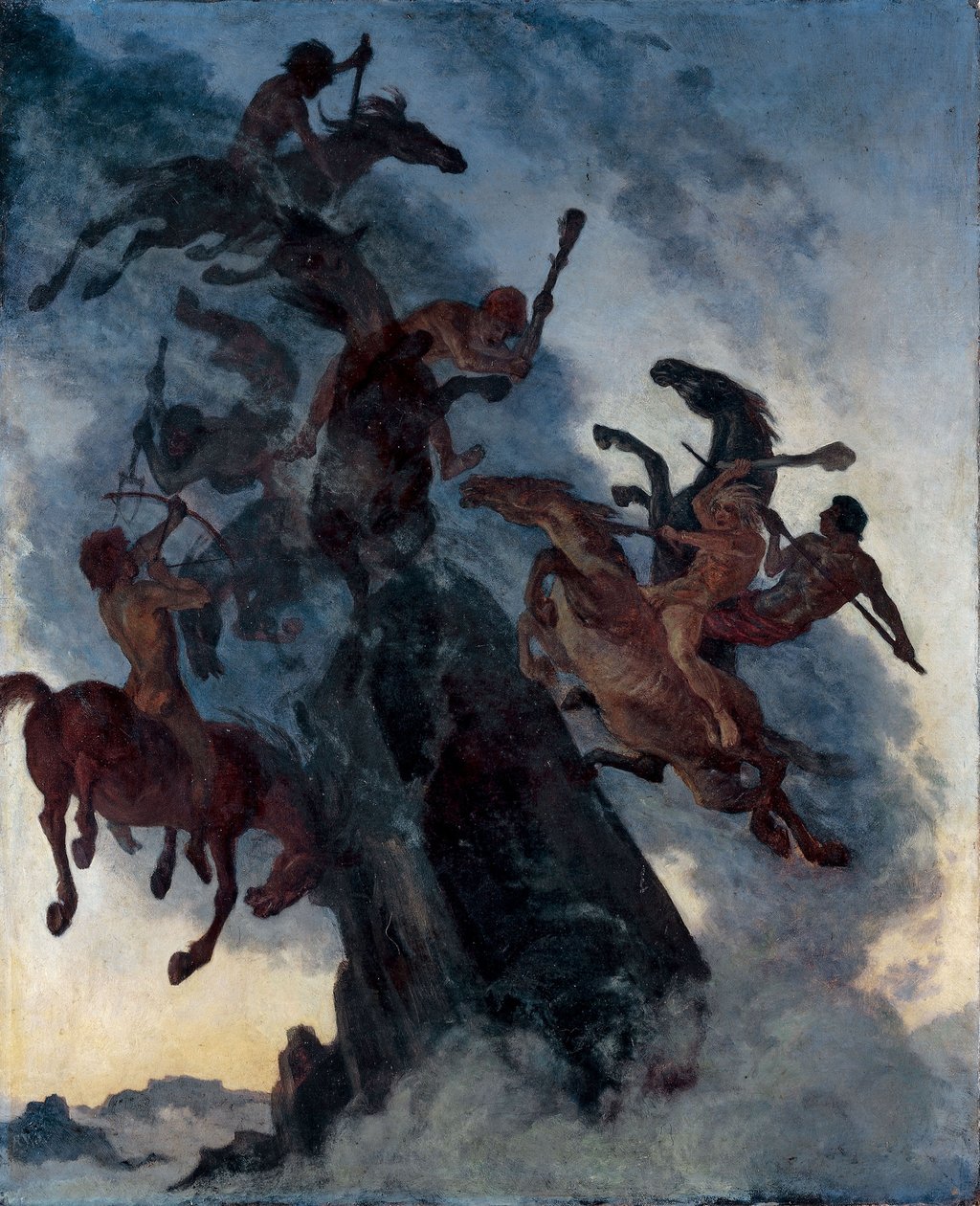 Jeźdźcy mgły autorstwa Albert Welti