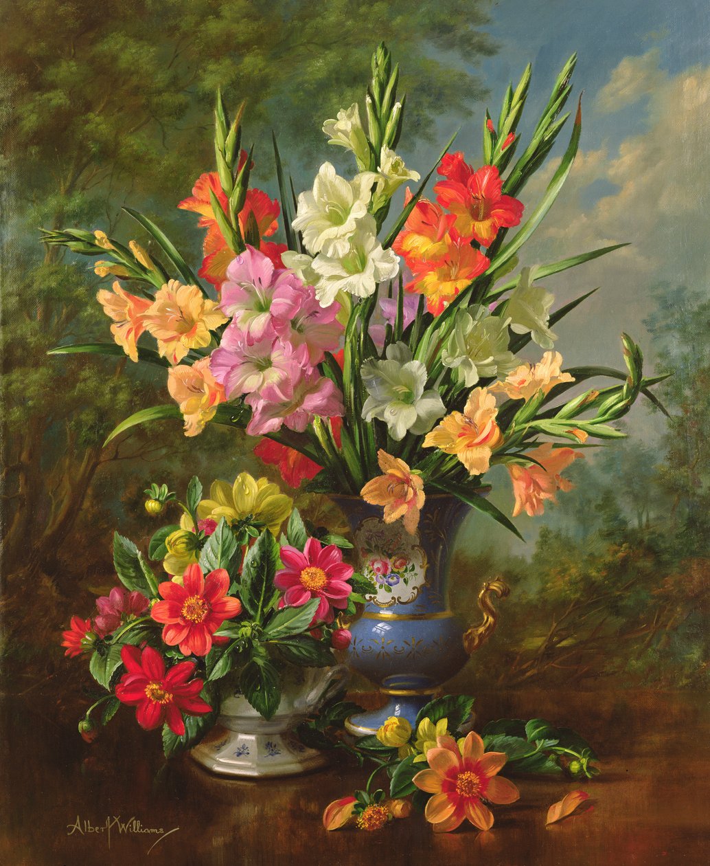 AB1062B Mieczyki i dalie autorstwa Albert Williams